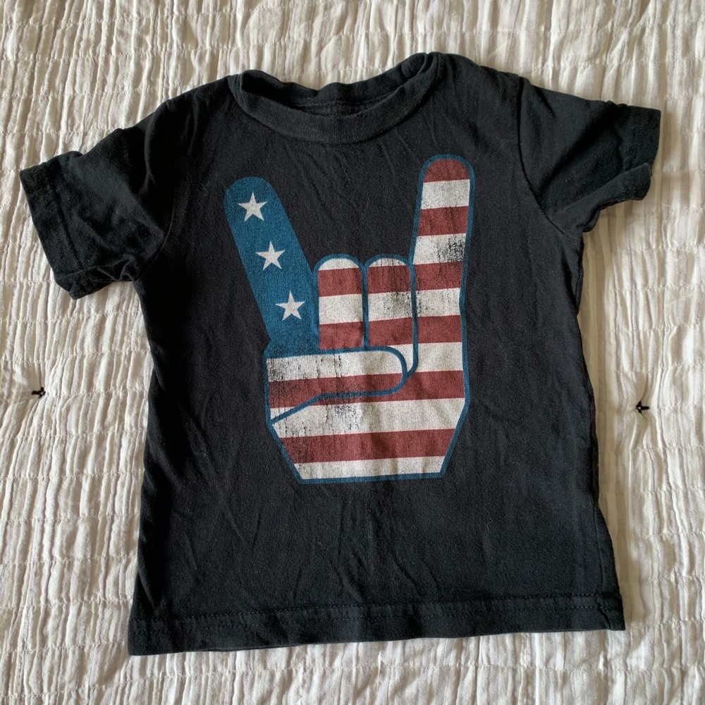 Rock on USA Flag